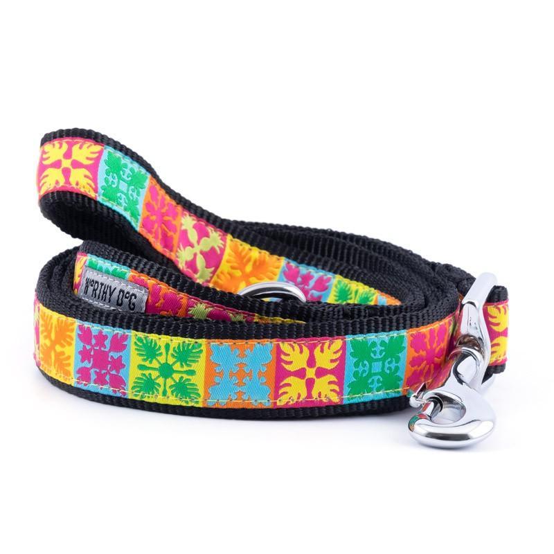 Hawaiian Patchwork Dog Collar